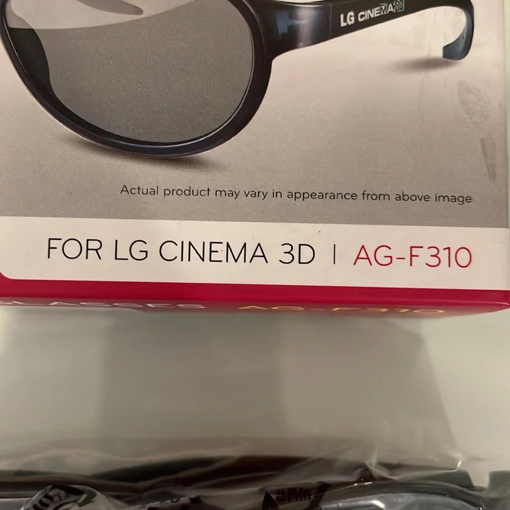 NIB 2 Pair LG Cinema 3D Glasses